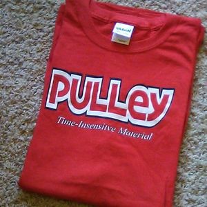 Red short sleeve tee shirt S M L